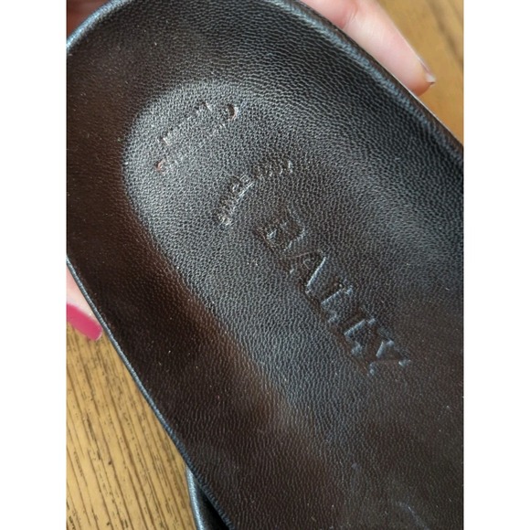 Bally Sandals Men US 12 E Black Leather Slides Slip On Comfort Italy Resort main image 10